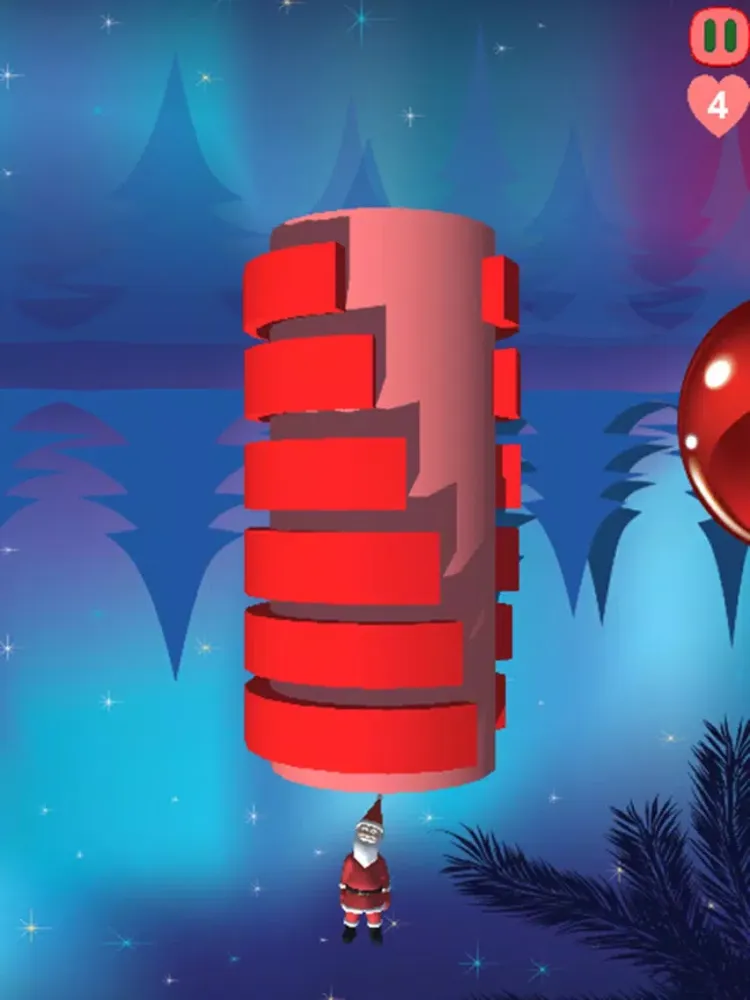 Ảnh chụp màn hình của XMAS Santa Jump Adventure 3D iPad 