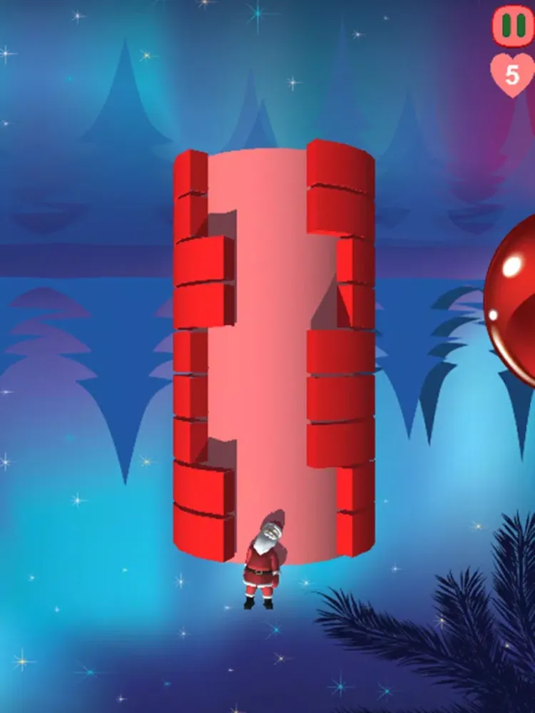 Ảnh chụp màn hình của XMAS Santa Jump Adventure 3D iPad 
