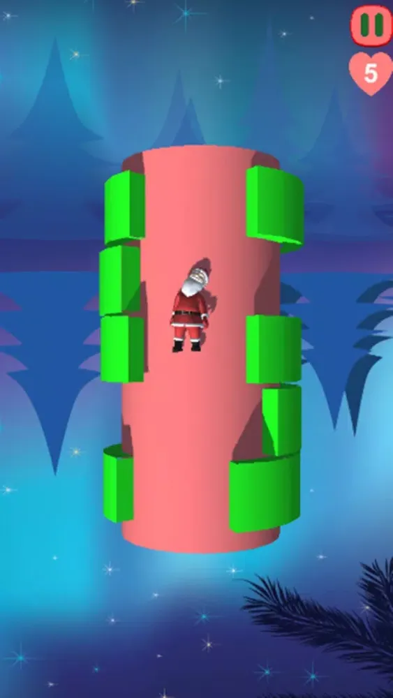 Ảnh chụp màn hình của XMAS Santa Jump Adventure 3D