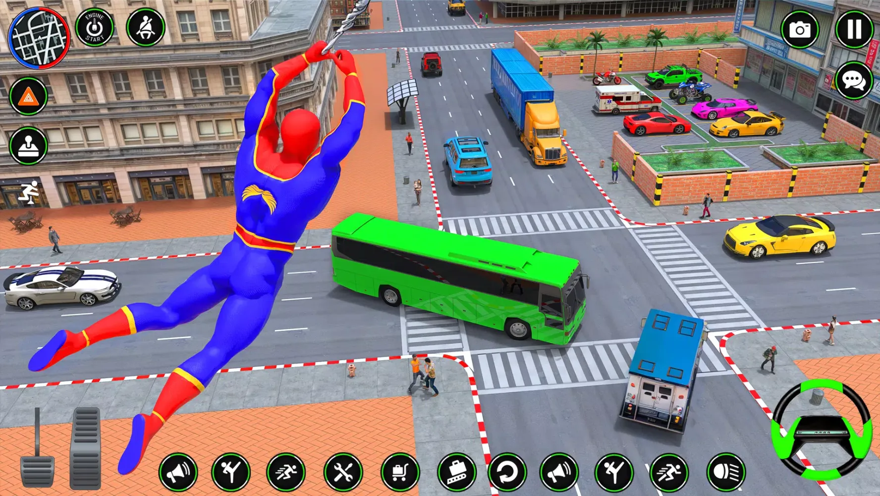 Tangkapan skrin Spider Rope Hero