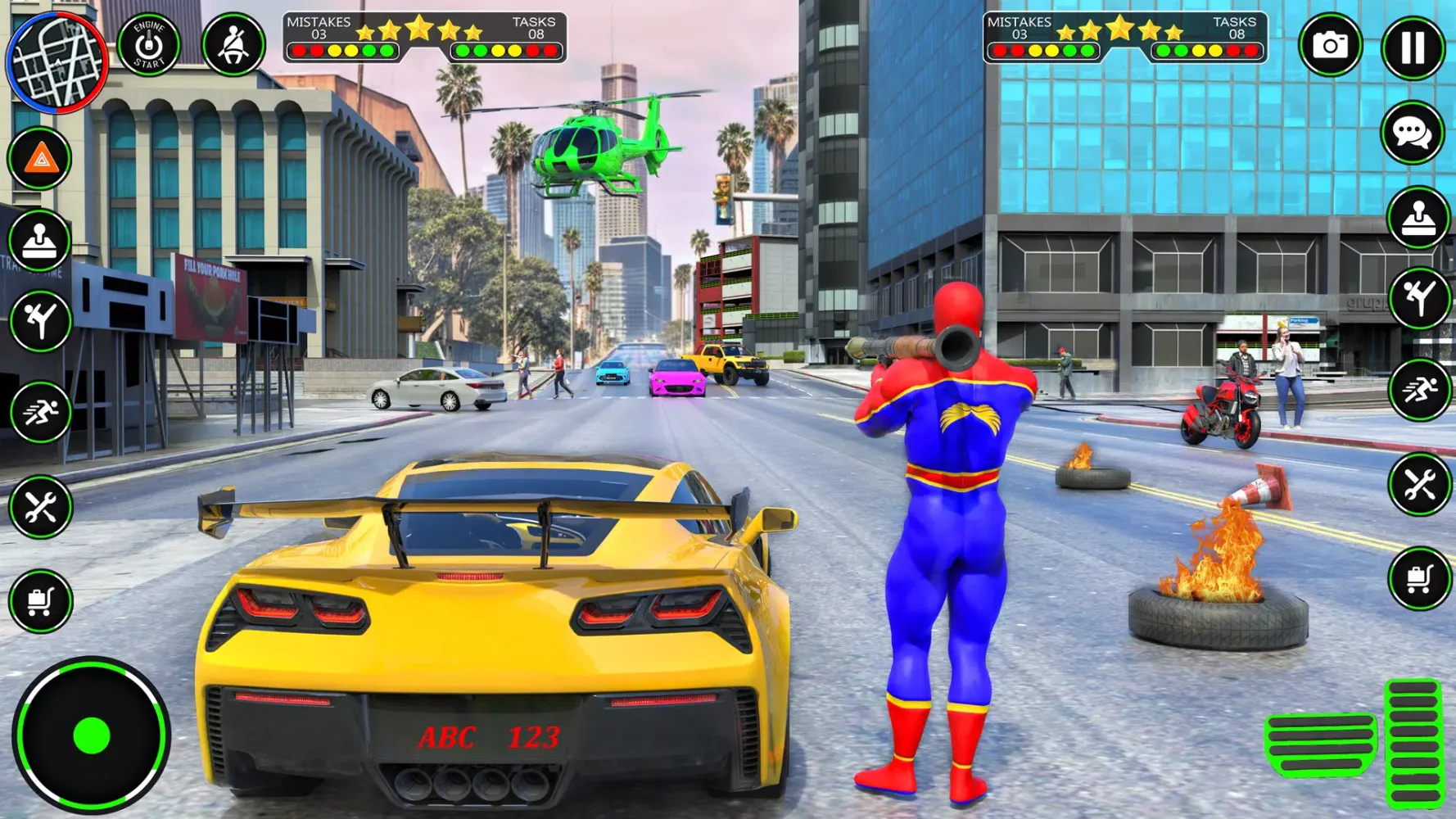 Tangkapan skrin Spider Rope Hero