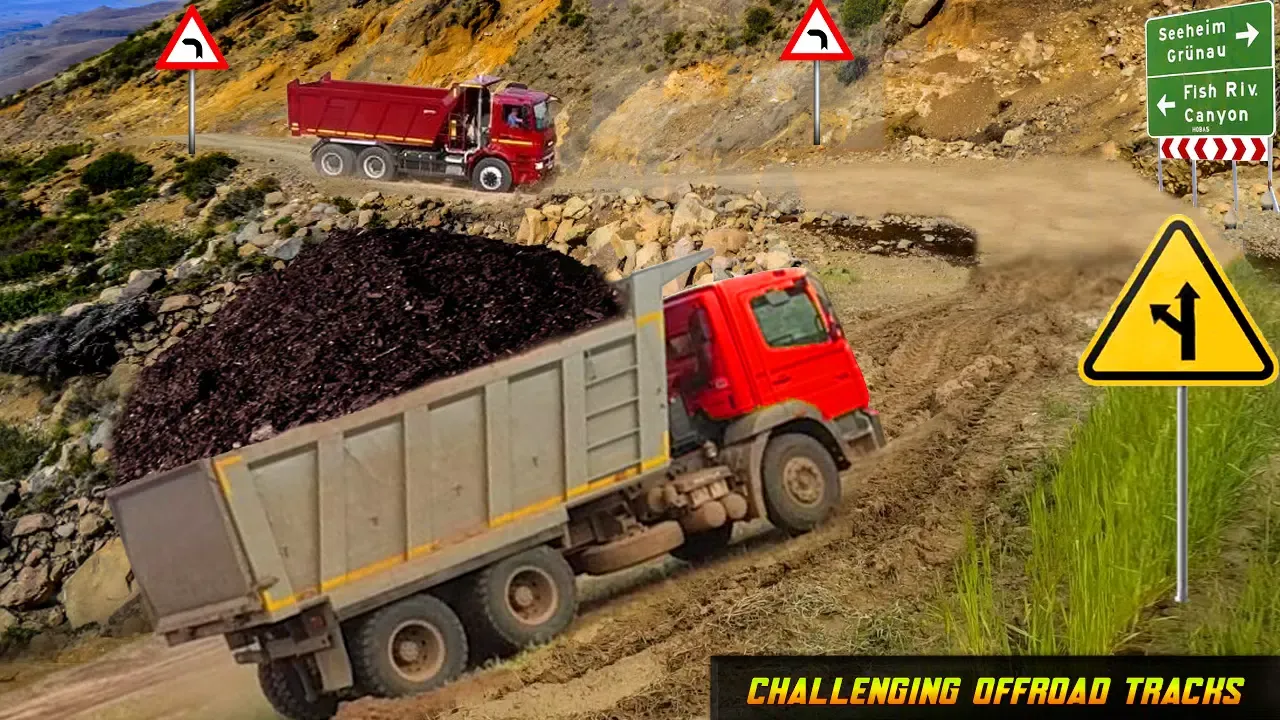 Capturas de tela do Real Heavy Truck Simulator 3D