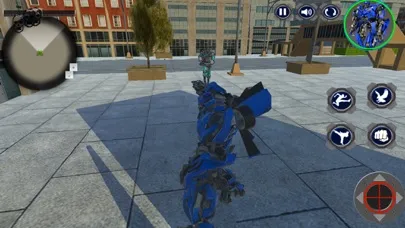 Captures d'écran de Police Eagle robot battle