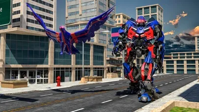 Captures d'écran de Police Eagle robot battle