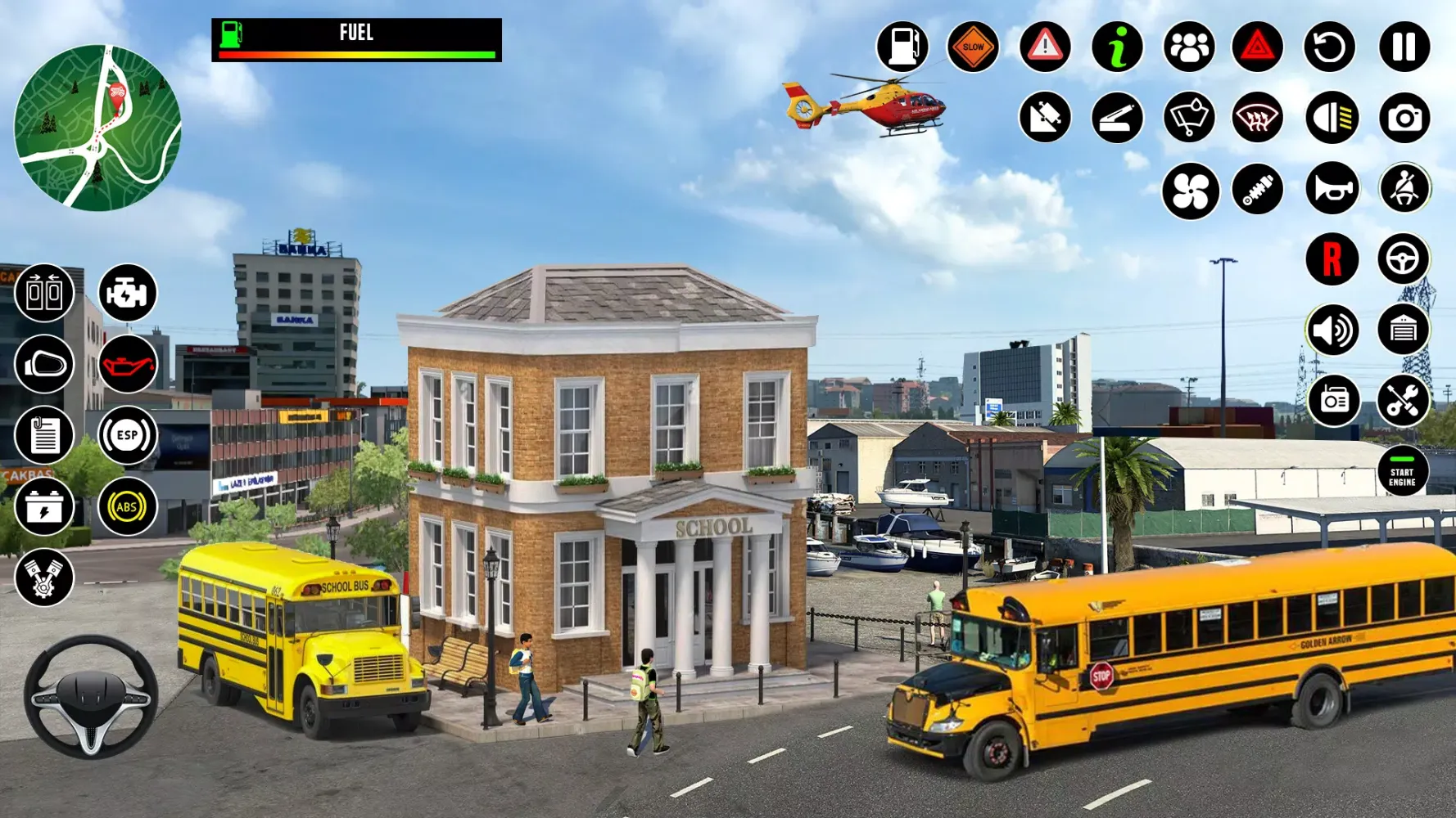 School Bus Simulator 3D Game Screenshots