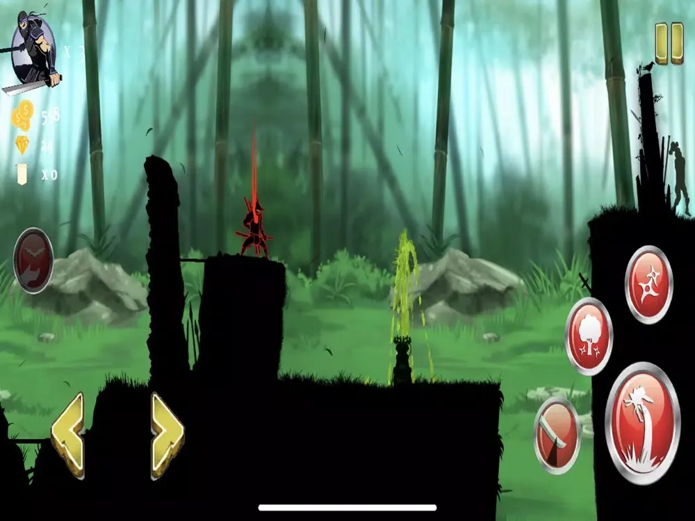 Stickman Ninja Warrior iPad  سکرین شاٹس