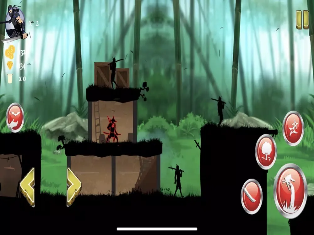 Stickman Ninja Warrior iPad  سکرین شاٹس