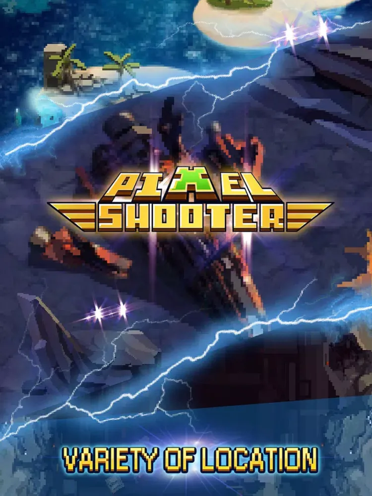 Capturas de tela do Pixel Shooter: Sky Force War - Spacecraft Attack iPad 