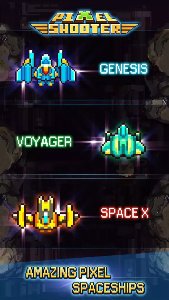 Capturas de tela do Pixel Shooter: Sky Force War - Spacecraft Attack