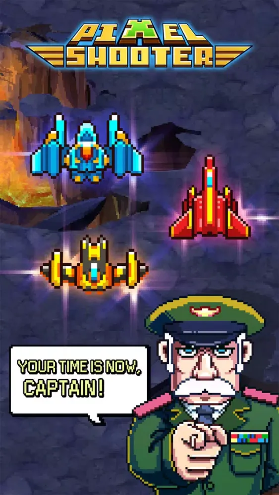 Capturas de tela do Pixel Shooter: Sky Force War - Spacecraft Attack
