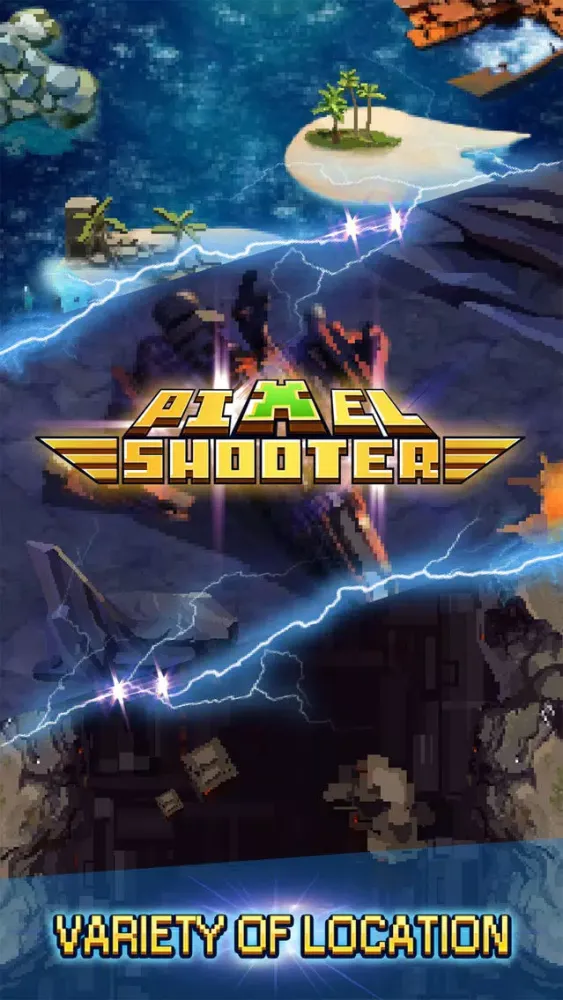 Capturas de tela do Pixel Shooter: Sky Force War - Spacecraft Attack