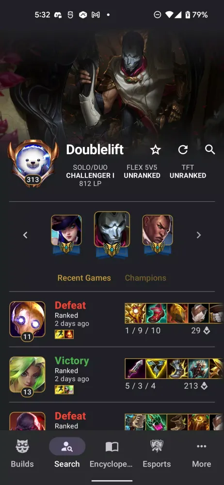 Capturas de tela do LoL Catalyst: Builds for LoL