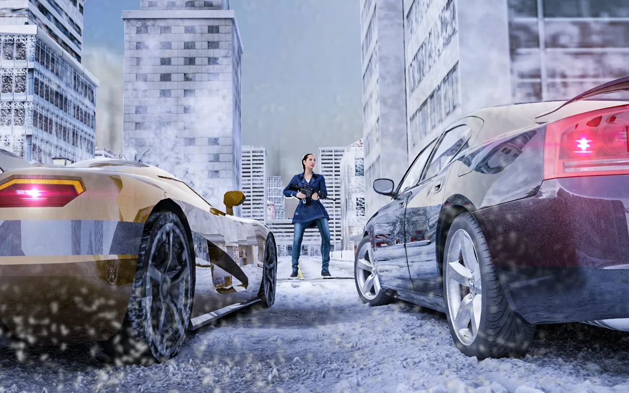 Winter City Shooter Gangster Mafia應用截圖
