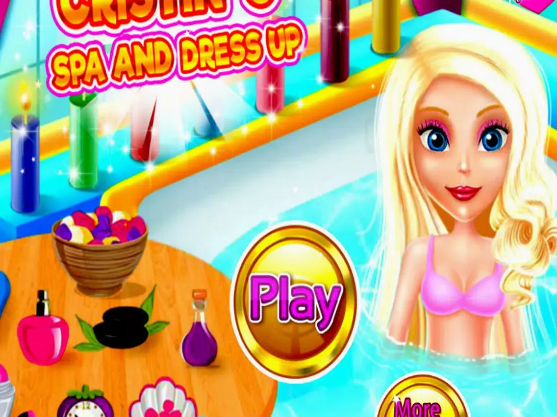 صور Blonde Girl Spa Makeover iPad 