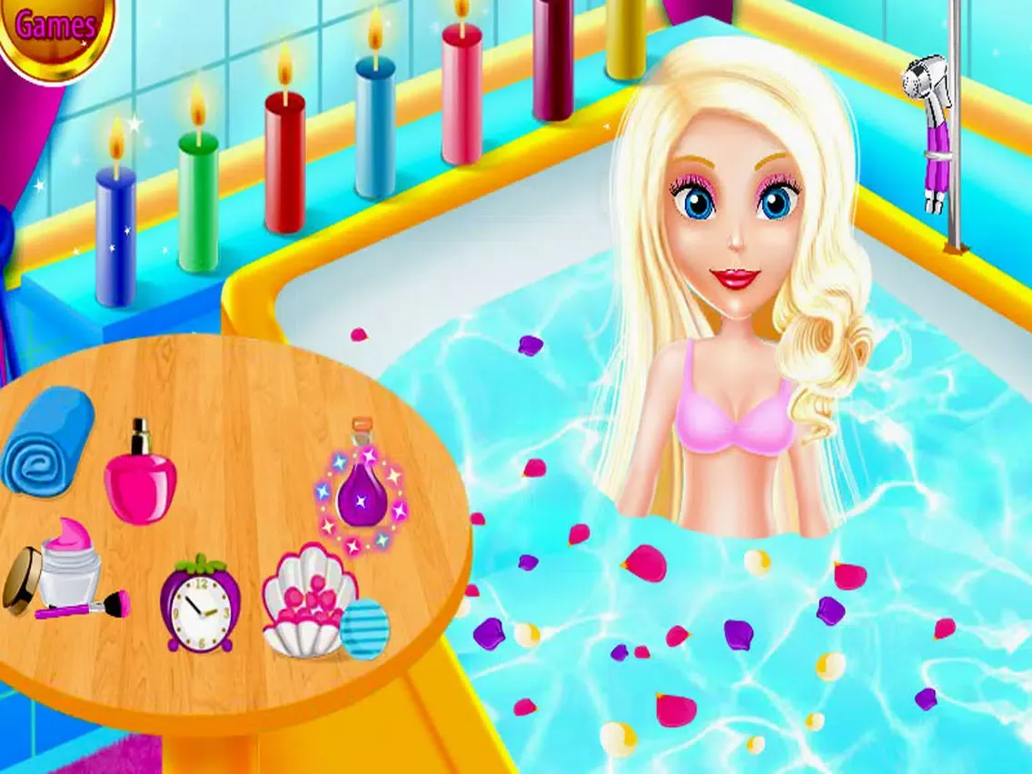 صور Blonde Girl Spa Makeover iPad 