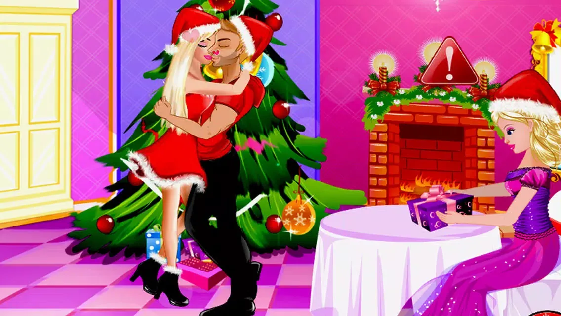 Capturas de tela do Christmas Princess Kissing