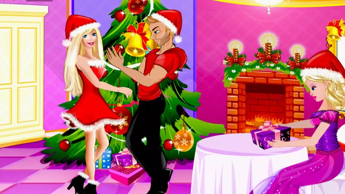 Capturas de tela do Christmas Princess Kissing