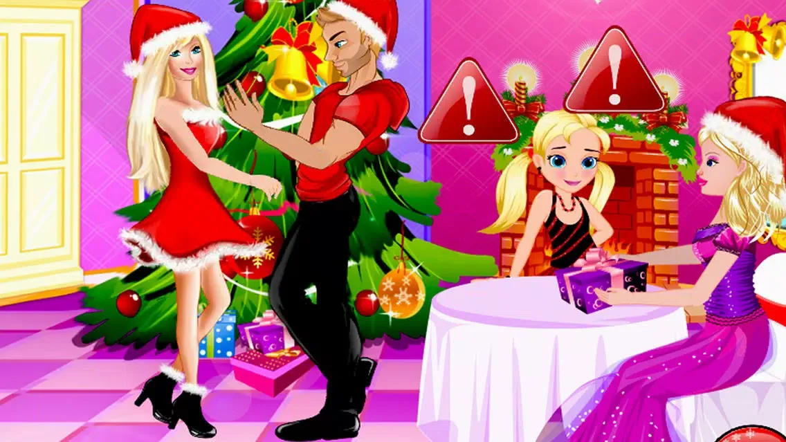 Capturas de tela do Christmas Princess Kissing