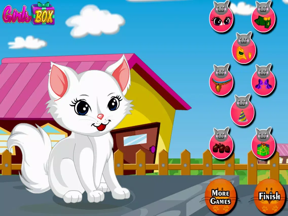 Cute Kitty Birthday Dress Up iPad  スクリーンショット