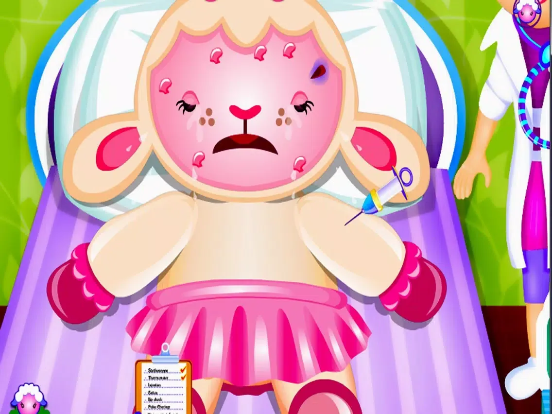 Cute Lamb Treatment iPad  스크린샷