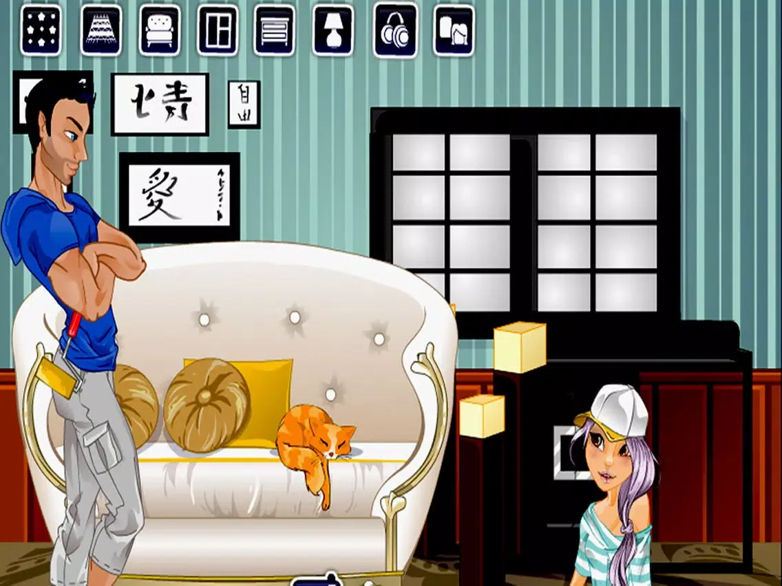 Justin and Lisa Room Decoration iPad  سکرین شاٹس