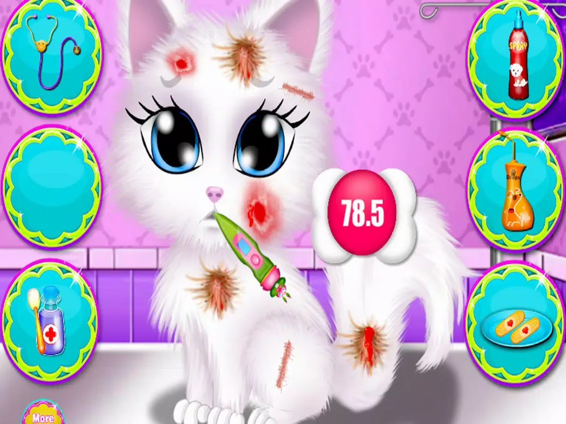 Captures d'écran de Kitty Cat Doctor Treatment iPad 