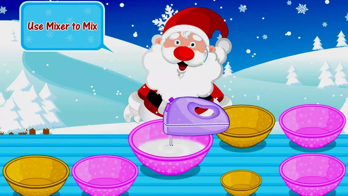 Creamy Santa Cake Screenshots