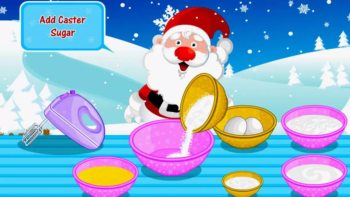Creamy Santa Cake Screenshots