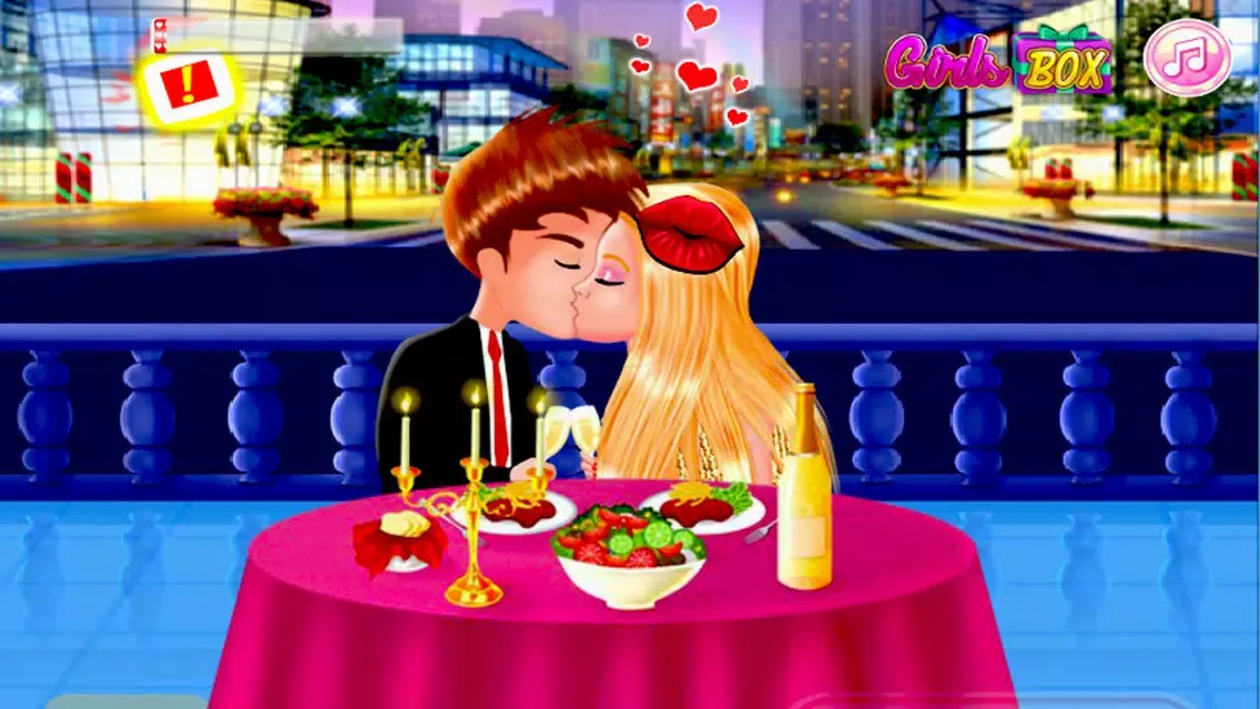 Ảnh chụp màn hình của Valentine Day Romantic Kiss