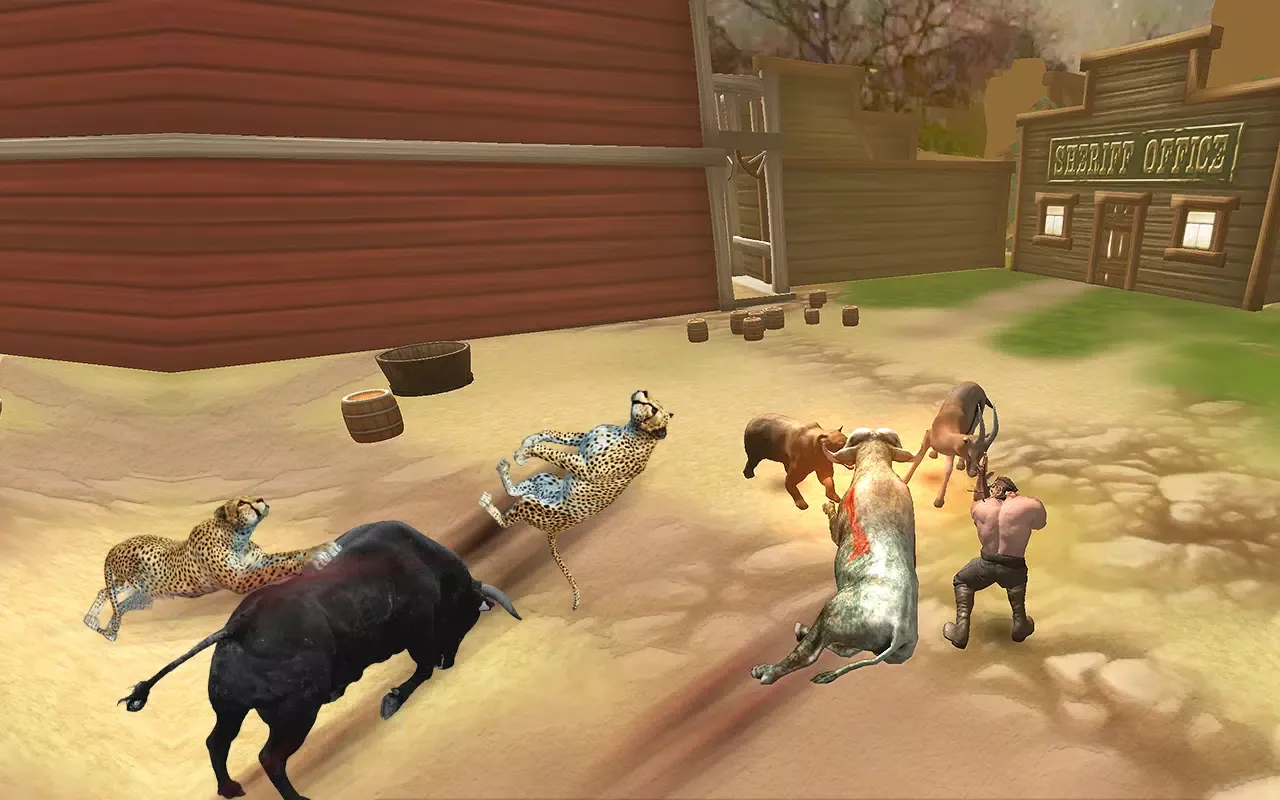 Angry Bull Fighting Games 3D Screenshots