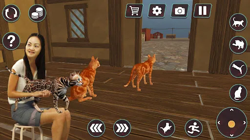 Cat Fighting Battle: Tom Games Ekran Görüntüleri