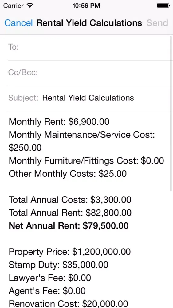 Rental Yield Calculator+ 스크린샷