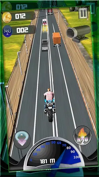 ภาพหน้าจอของ Ultimate Motobike Highway Racing