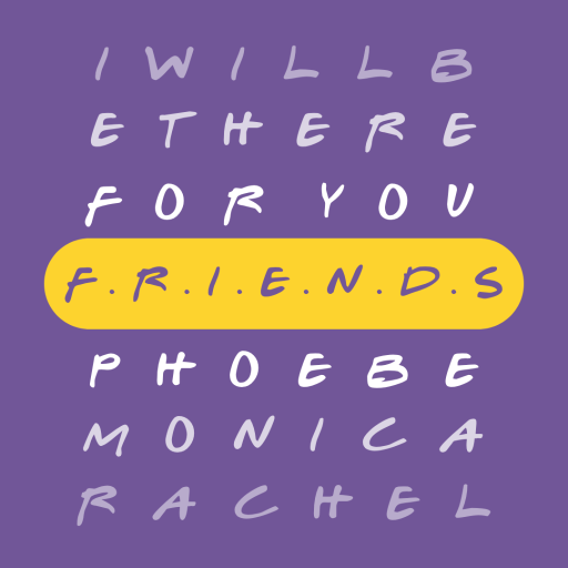 FRIENDS Word Search