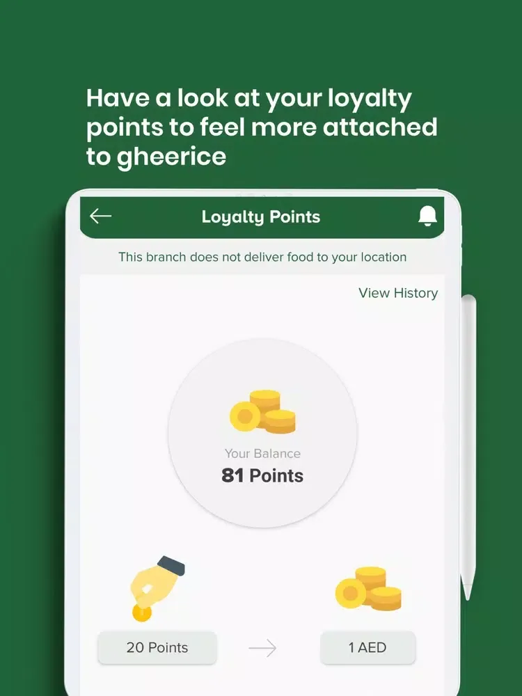 Ghee Rice Restaurant iPad 应用截图