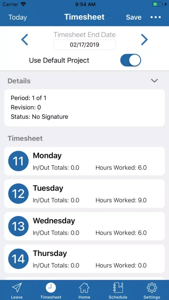 Screenshot di Clockwise Mobile