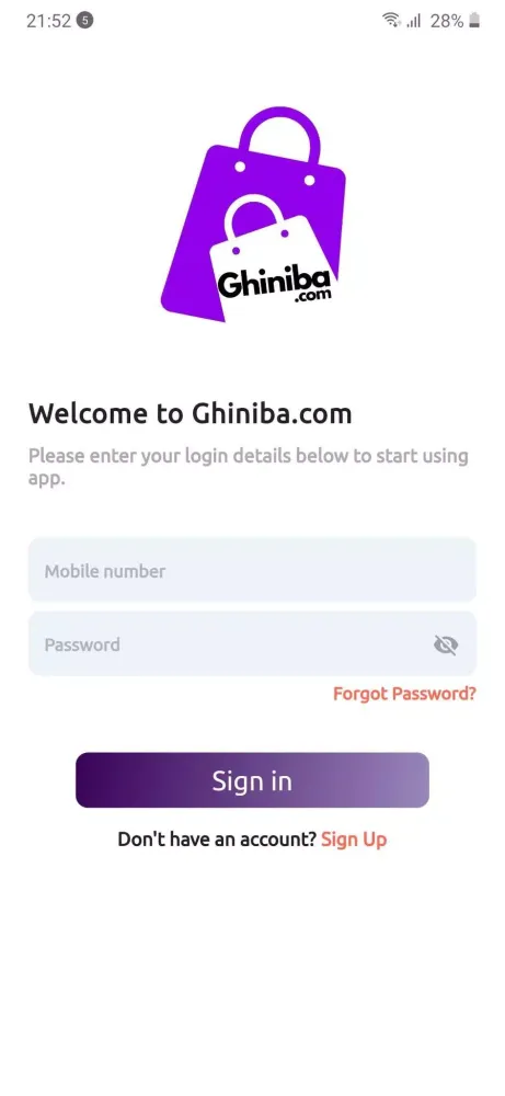 Ghiniba: Food Grocery in Mins* Ekran Görüntüleri