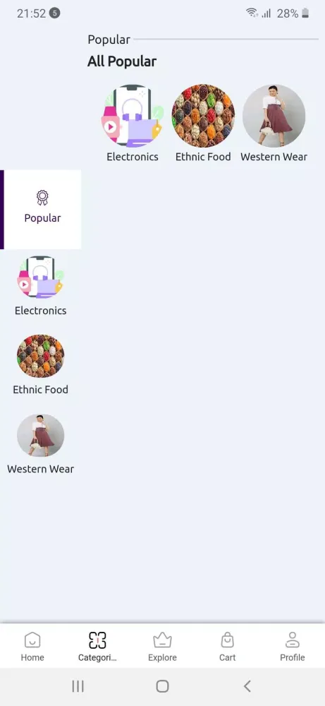 Ghiniba: Food Grocery in Mins* Ekran Görüntüleri