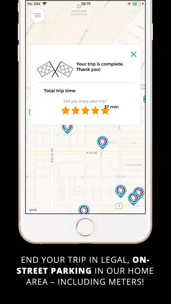 Tangkapan layar Free2Move carsharing
