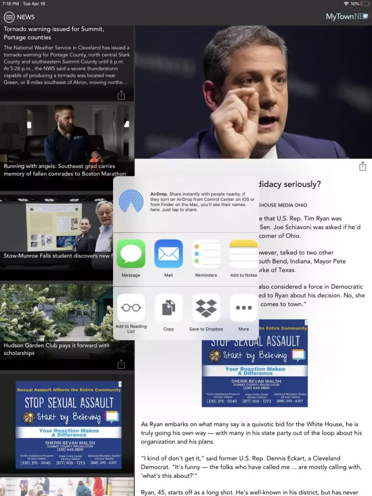 Capturas de pantalla de MyTownNEO.com iPad 