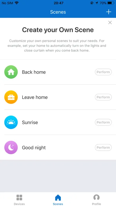 Zrzuty ekranu GHome-Smart Living
