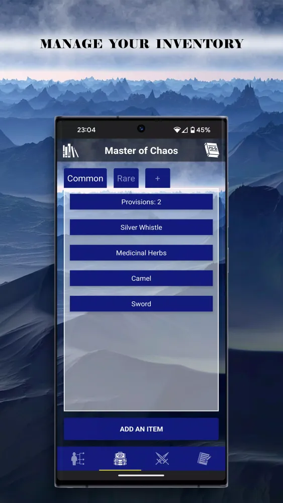 Gamebook Sheet Screenshots