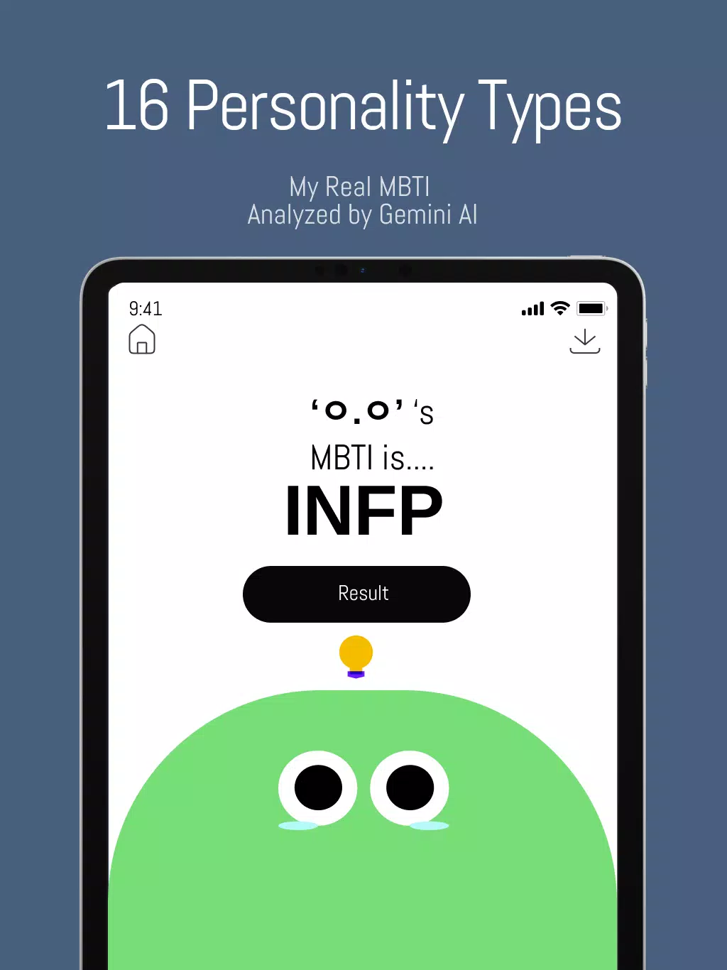 16 People - MBTI Test Screenshots