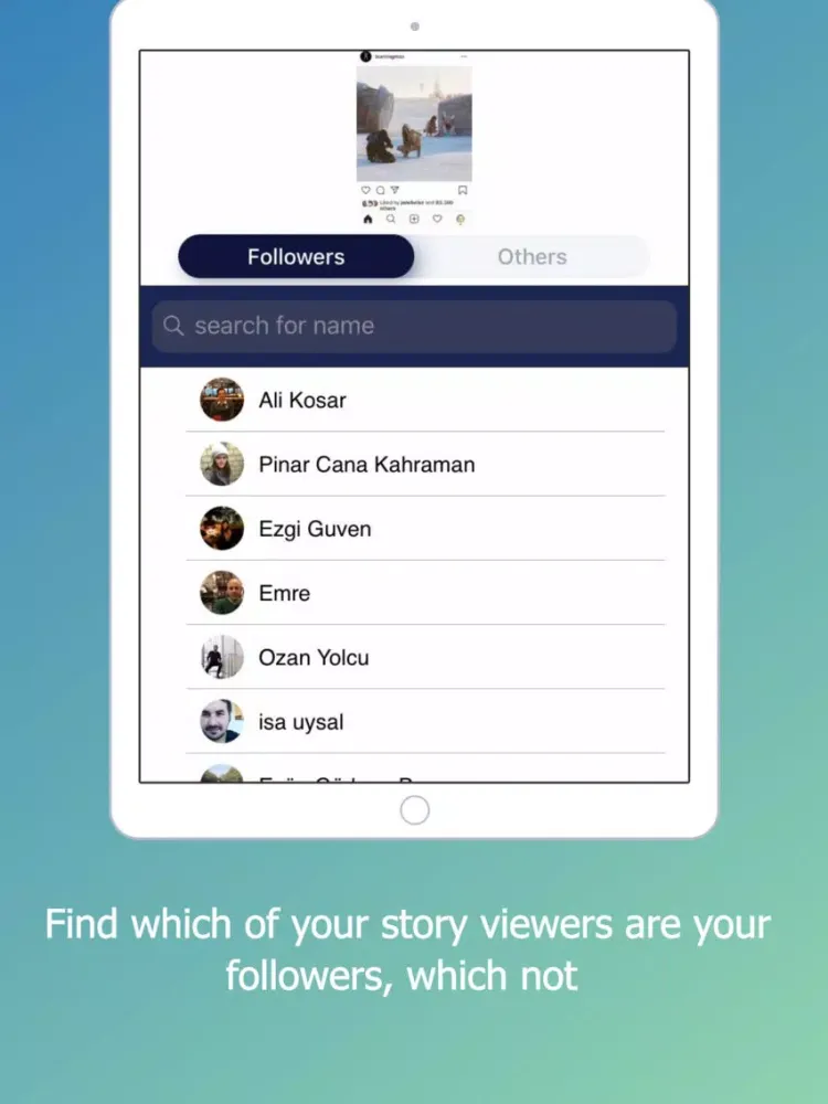 Ghost for Instagram Stories iPad 應用截圖