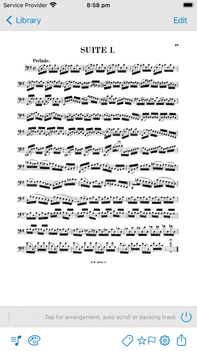 ภาพหน้าจอของ SongSheet Pro School Edition