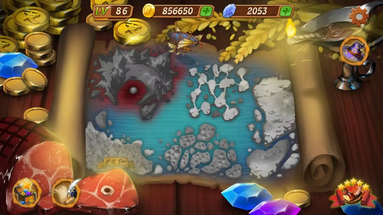 Capturas de tela do Cooking Witch