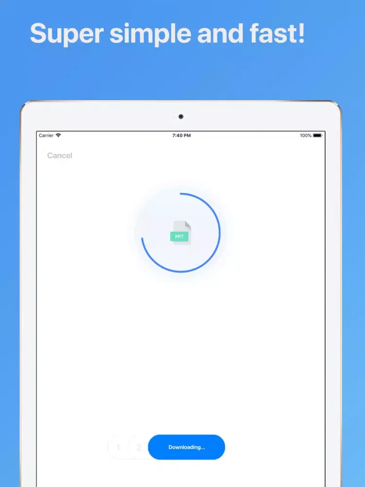 The Presentation Converter iPad  Screenshots