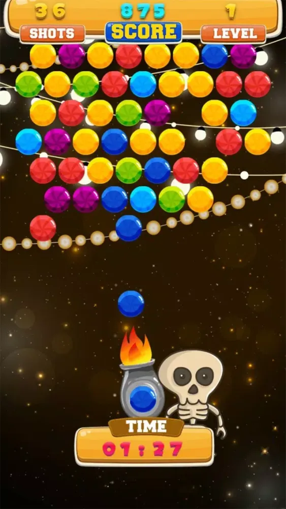 Zrzuty ekranu Ghost Skeleton Bubble Shooting