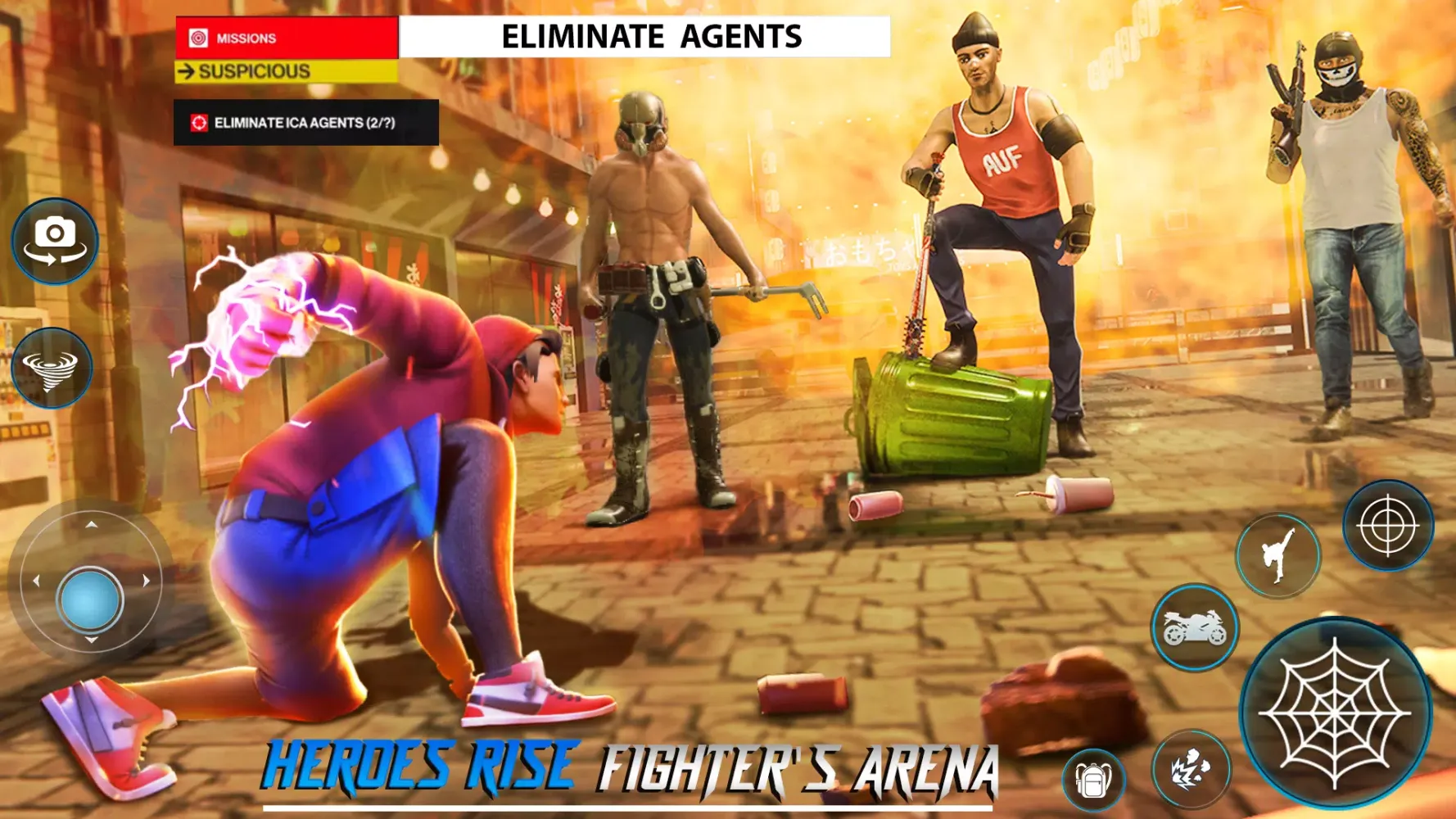 Fighter Hero - Spider Fight 3D Ekran Görüntüleri