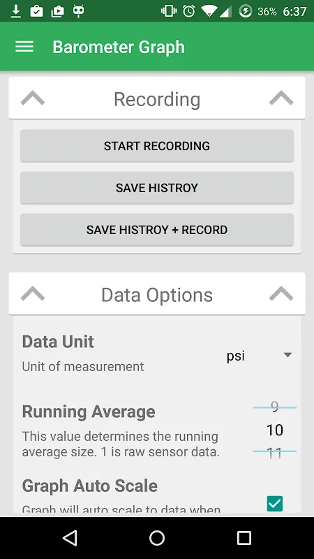 Barometer Graph应用截图